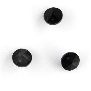6428 6 N *** 15 mini cuentas colgantes de cristal Swarovski de 6 mm JET