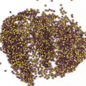 1100 PP5 A: Strass Swarovski PP5 (1,25mm: ¡MINÚSCULOS!) fondo cónico AMATISTA
