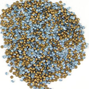 1100 PP19 AQ: 100/360 Strass Swarovski PP19 (2,55mm) fondo cónico AGUAMARINA