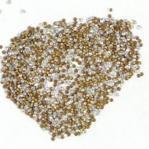 1100 PP4 C *** 100/720/1440 Strass Swarovski PP4 (1,15mm: MICROSCOPIQUES!) fond conique CRYSTAL transparent