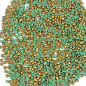 1100 PP17 OG: 100/360/720/1440 Strass Swarovski PP17 (2,35mm) fondo cónico VERDE OPACO