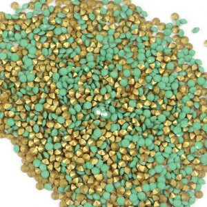 1100 PP29 OG *** 100/360/720/1440 Strass Swarovski PP29 (3,70mm) fond conique OPAQUE GREEN