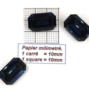 4610 24X16 M * 1/2/6 Pierre cristal Swarovski octogone fond conique 24X16MM MONTANA
