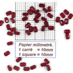 4610 6X4 S (u) * 24/48/72 Pierre cristal Swarovski octogone fond conique 6x4mm SIAM (unfoiled (translucide)