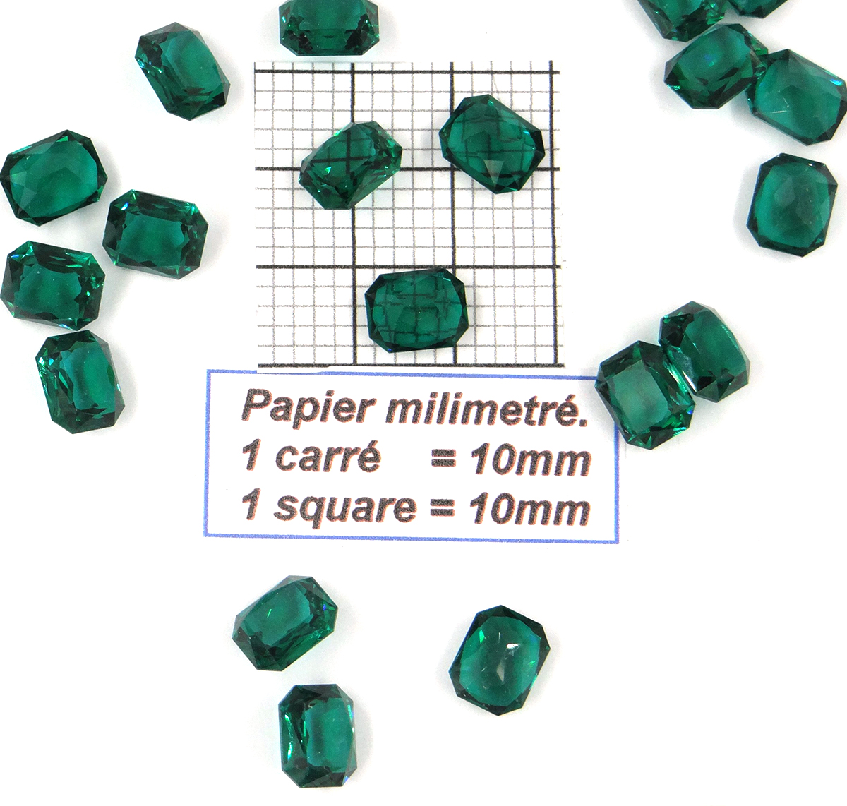 4622 10X8 E * 6/12/24 Swarovski crystal octagonal stone with
