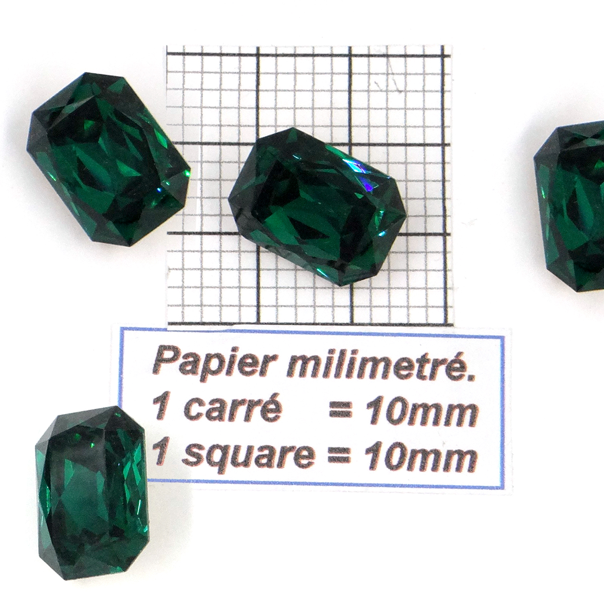 4622 18X13 E * 1/2/6 Swarovski crystal octagonal stone with